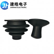 廠家定制工業儀器硅膠搖桿保護套 黑色環保柔軟硅膠保護套
